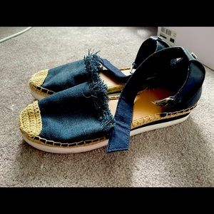 Women’s Navy Nautica Sandals- never worn